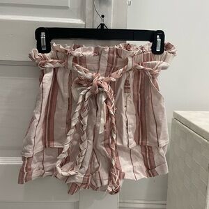 Shabby chic multicolored shorts - size xs.